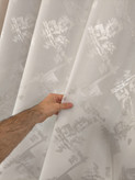 پک ۵ تیکه مخمل کالیفرنیا طوسی و کرم استخونی/ کرپ ابری